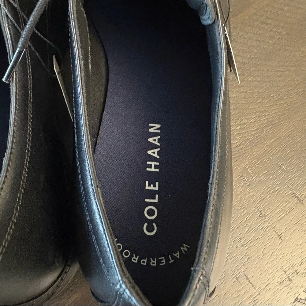 Cole Haan ME Cap Oxford Men's Size 10 Black New With Box Modern Dress Shoe